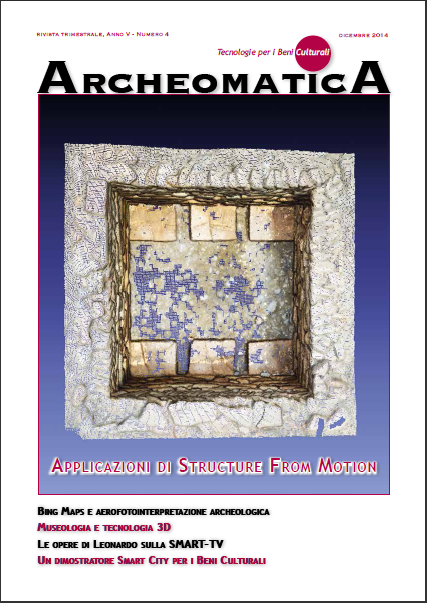 					Visualizza V. 5 N. 4 (2014): ARCHEOMATICA 4-2014
				